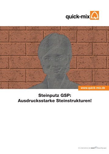 qm Steinputz GSP 4-S. - Quick-Mix