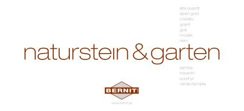 naturstein&garten - Bernit