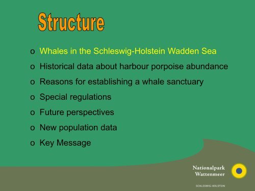 The Whale Sanctuary in the Schleswig-Holstein Wadden Sea ...