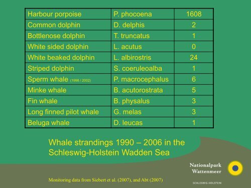 The Whale Sanctuary in the Schleswig-Holstein Wadden Sea ...