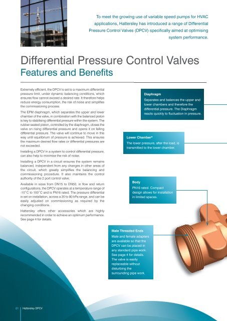 Differential Pressure Control Valves - CA Baldwin & Co