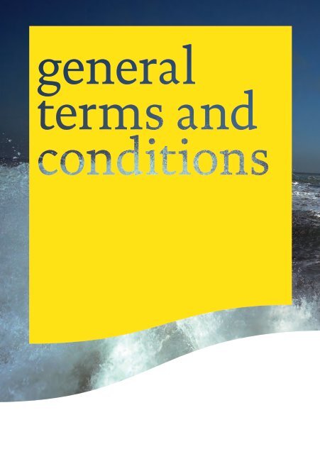 Brochure (binnenwerk) 'General Terms and ... - Port of Rotterdam
