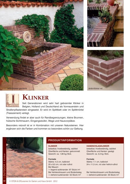 Katalog Download - Sandstein * Hartsandstein für Haus und Garten ...