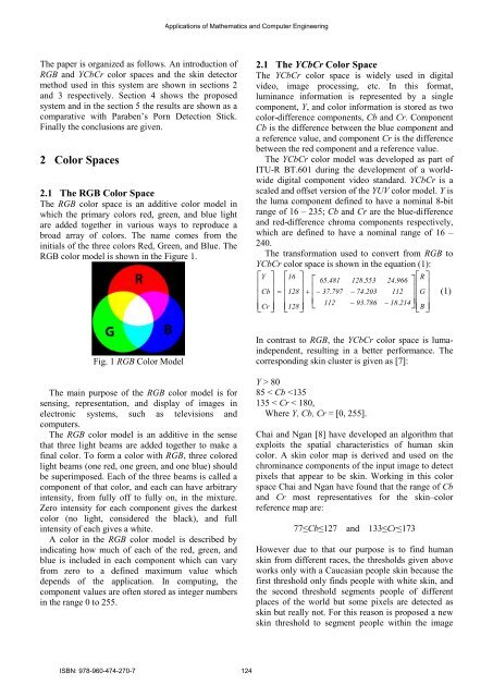 Explicit Image Detection using YCbCr Space Color ... - Wseas.us