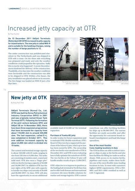 Quarterly March 2012 - Odfjell