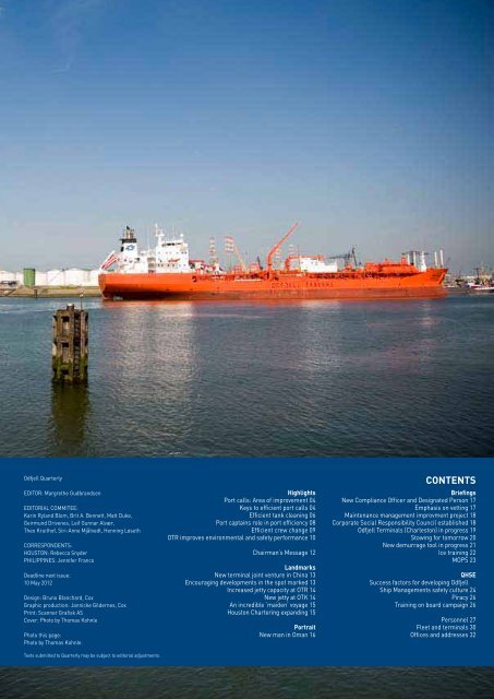 Quarterly March 2012 - Odfjell