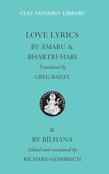 Love Lyrics - Clay Sanskrit Library