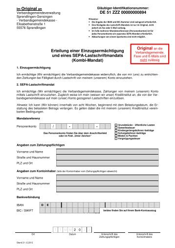121221_Kombi-Mandat - Verbandsgemeinde Sprendlingen ...