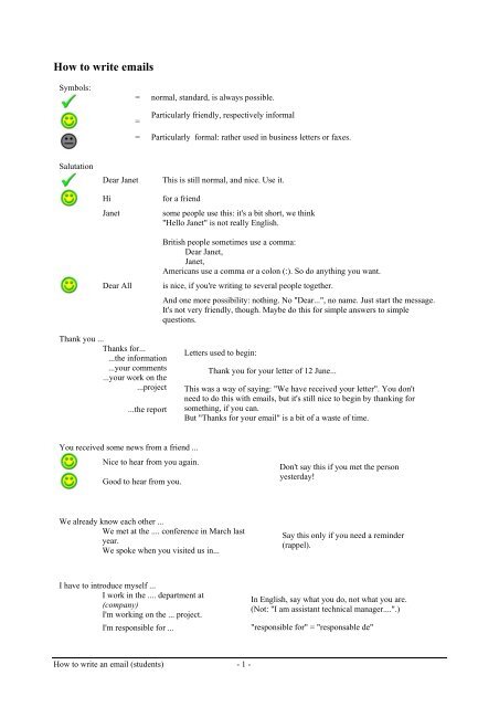 IngliszTiczer.pl: Formal and Semi-formal Emails - How to write an email in  English? Dos & Don'ts (Jak napisać maila po angielsku?)