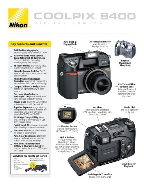 Key Features and Benefits - Nikon