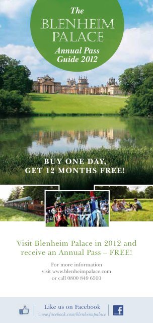 The Annual Pass Guide 2012 - Blenheim Palace