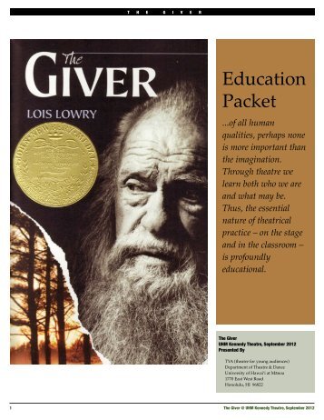 Education Packet for The Giver - University of Hawaii