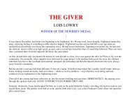 THE GIVER - CSIR