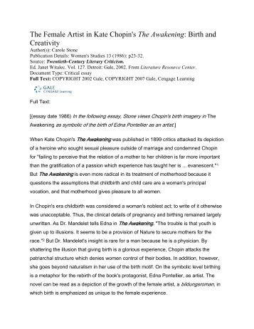 Atticus Finch Essay The Female Artist In Kate Chopins The Awakening Birth And Wuthering Heights Essays also Essay On Enviornment This Essay Tries To Prove That Kate Chopin Explores Female Selfhood Voltaire Essay