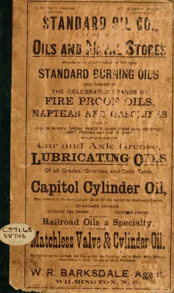 1889 Wilmington City Directory (full - pdf) - NCGenWeb