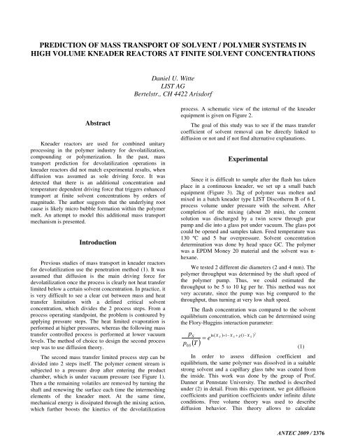 eqS - LIST Dry Processing