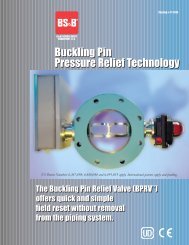 Buckling Pin Relief Valves And Bursting Discs Which Is Best For You