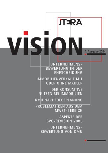 UNTERNEHMENS- BEWERTUNG IN DER EHESCHEIDUNG - Itera