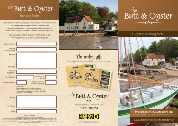 Butt & Oyster - Deben Inns