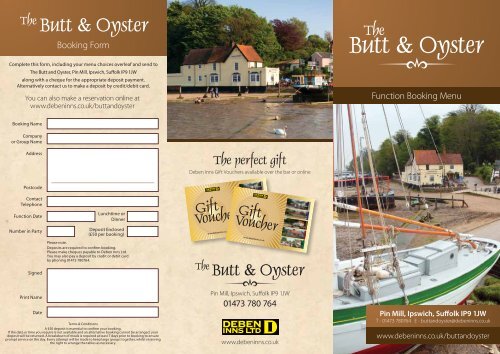 Butt & Oyster - Deben Inns