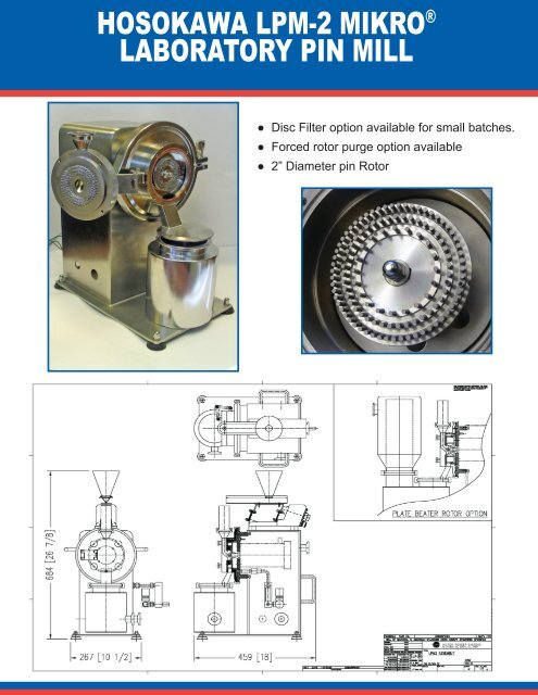 HOSOKAWA LPM-2 MIKRO ® L