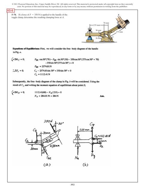 329 5–51. The compound beam is pin-supported at C and ...