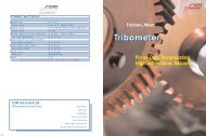 Tribometer Pin on Disk, Reciprocating, High Temperature, Vacuum