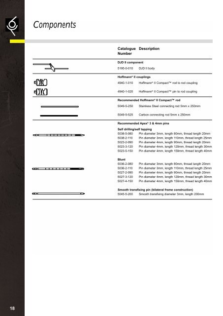 DJD External Fixator, Stryker - ShoulderDoc.co.uk