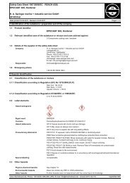 H. A. Springer marine + industrie service GmbH Safety Data Sheet ...