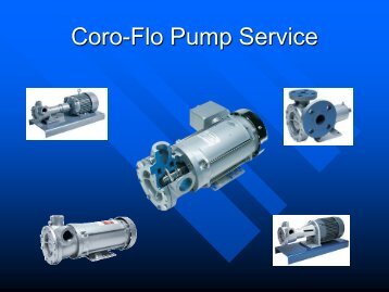 Disassembly & Assembly Instructions for Coro-Flo Pumps - Corken