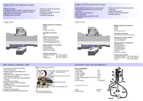 Sealing Solutions for Andritz pumps JCS1, JCS2 ... - John Crane