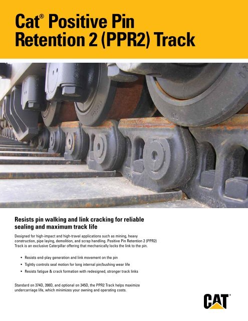 Cat® Positive Pin Retention 2 (PPR2) Track - Cat Parts