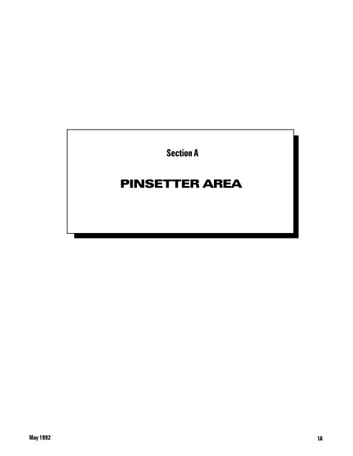 Download Pinsetter Area Brunswick PDF