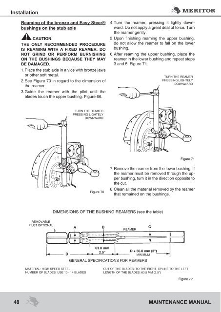 MAINTENANCE MANUAL - Meritor