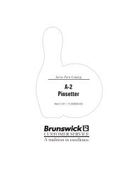 brunswick gsx pinsetter parts catalog brunswick gsx pinsetter parts catalog