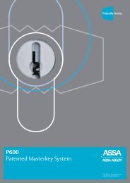 ASSA P600 - BD Online Product Search