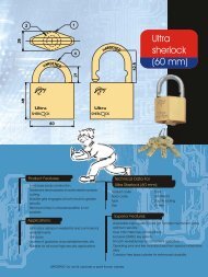 Ultra Sherlock - Godrej Locking