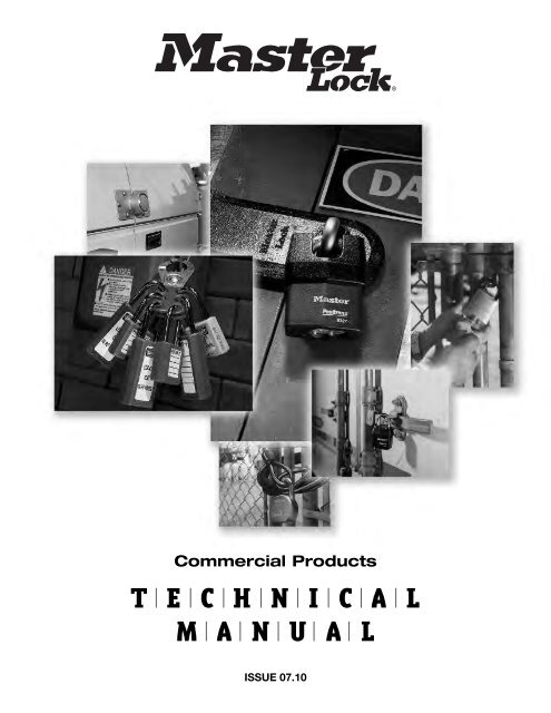 Technical Manual - Master Lock