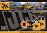JCB Pricelist updated May 09 web friendly.cdr - Squire Locks