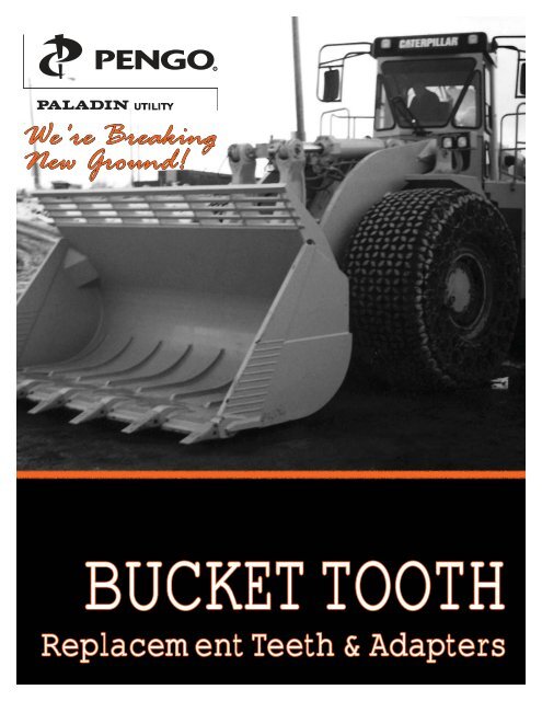 TT230L 2 Backhoe / Excavator Tiger Rock Bucket Teeth w Pins 230TL T23P 