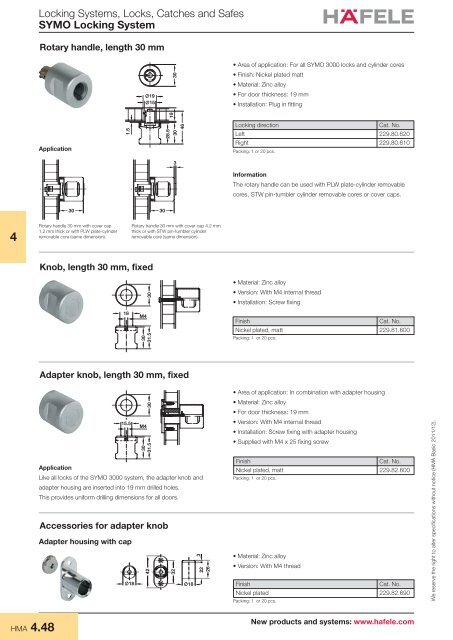 SYMO Locking System - Hafele