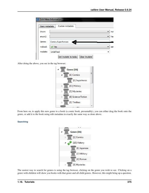 CALIBRE USER MANUAL CALIBRE 9 2 1 DOCUMENTATION visual data 3