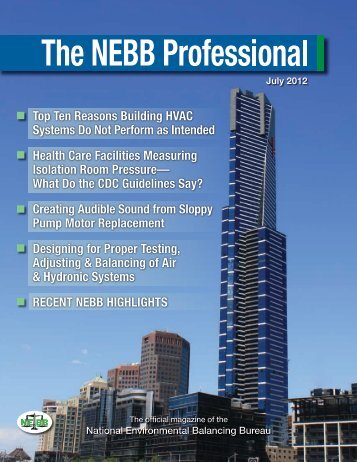 Top Ten Reasons Building HVAC Systems Do Not Perform ... - NEBB