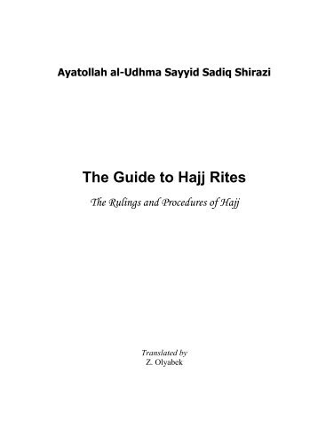 The Guide to Hajj Rites - Shia Multimedia