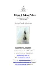 Crime & Crime policy