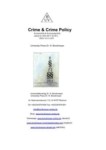 Crime & Crime policy