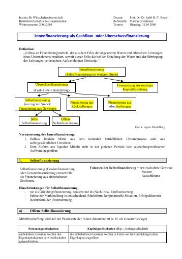 Handout PDF - Institut für Wirtschaftswissenschaft