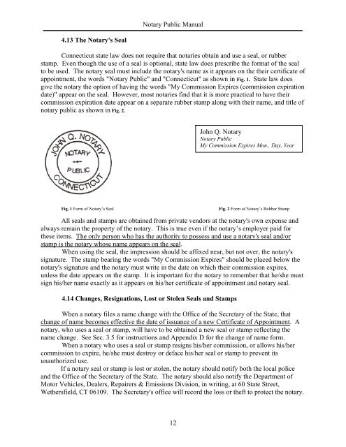 4.13 The Notary