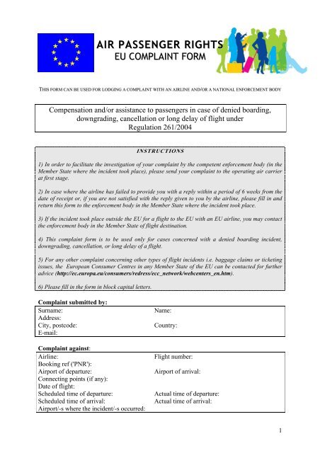 Eu air cheap passenger rights