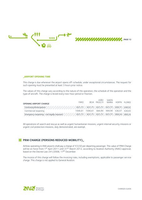 Airport Charges Guide 2011 - ANA